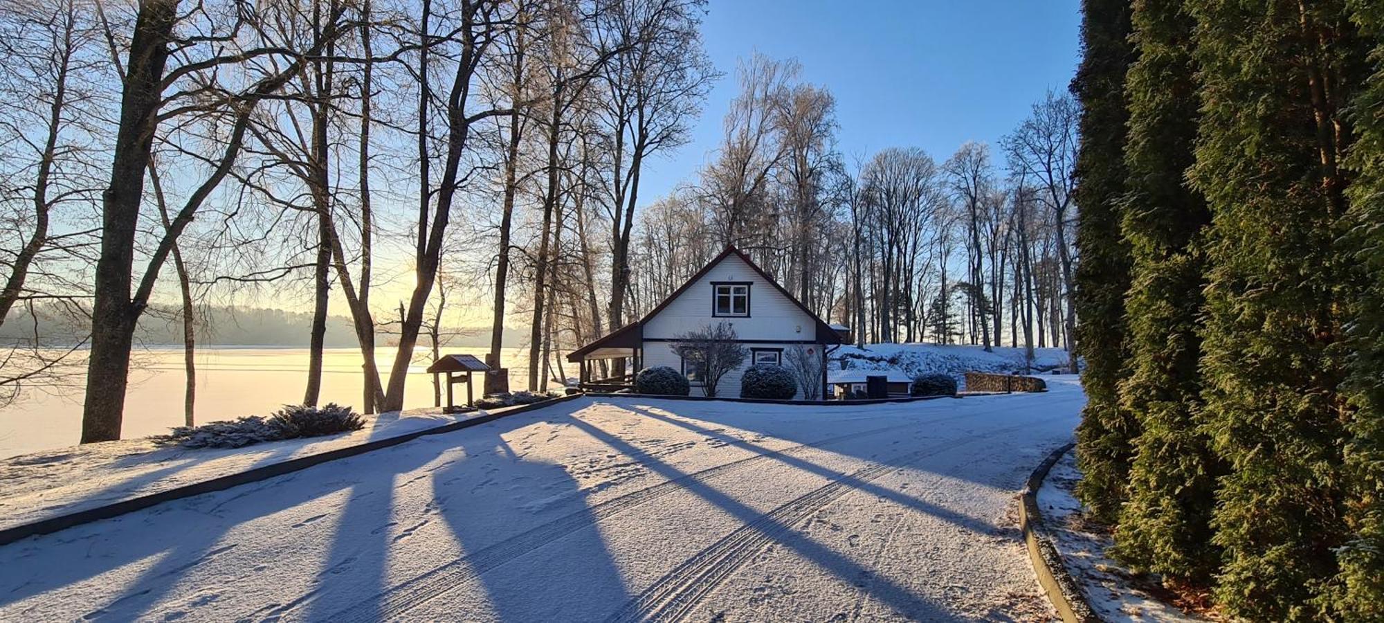 Hotel Slenis Trakuose Trakai Esterno foto