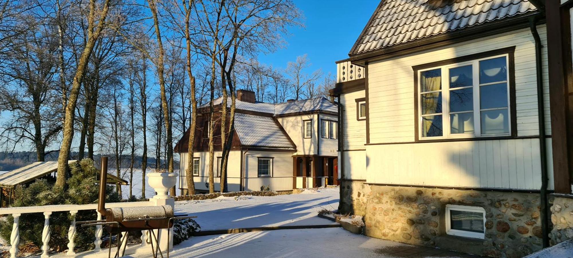 Hotel Slenis Trakuose Trakai Esterno foto