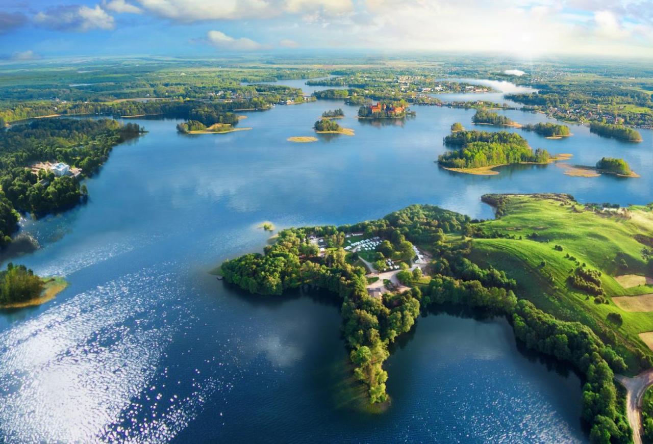 Hotel Slenis Trakuose Trakai Esterno foto